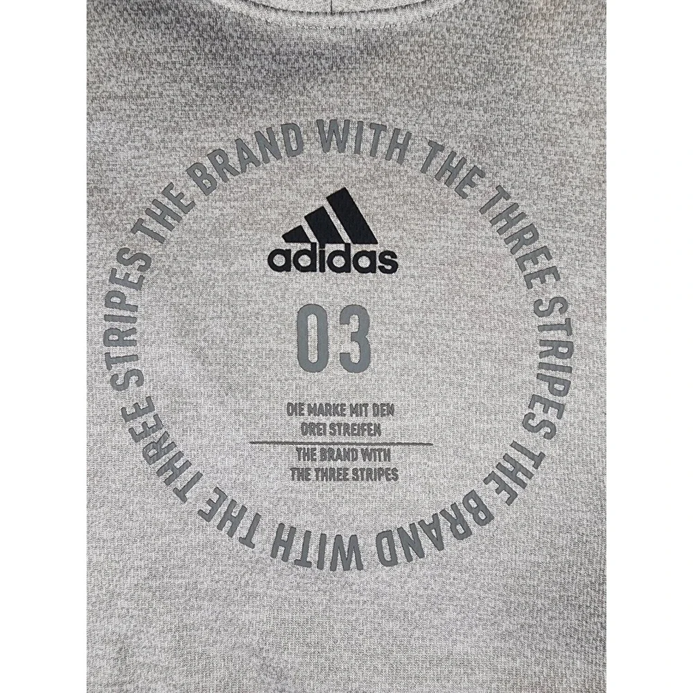 Adidas Climawarm Hoodie Mens Medium Gray Pullover Scuba‎ Neck The Three Stripes